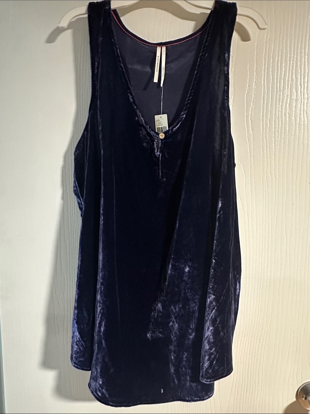 Anthropologie Suri Velvet Tank Top